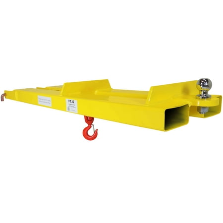 2 Ton Jib Crane - Titan Forklift Mobile Crane Lifting Hoist Jib Boom Lifting Hook Receiver Ball