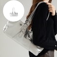 thumbnail image 2 of Yokua Trendy Studded Convertible Shoulder Bag For Women Spacious PU Underarm Purse, 2 of 20