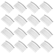 20 pcs Clear Plastic Hair Combs for Women Wedding and Bridal Use