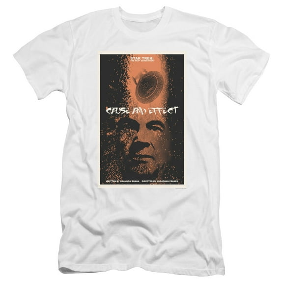 Star Trek - Tng Season 5 Episode 18 - Premium Slim Fit Short Sleeve Shirt - Large