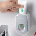 thumbnail image 2 of Make Brushing Fun and Easy with our Automatic Toothpaste Dispenser and Toothbrush Holder Rack Set - Wall Mounted, Perfect for Kids and Loved by Children!, 2 of 5