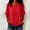A1_Red, variant on HOSIA Womens Vertical Textured Patchwork Top Round Neck Half Sleeve Casual Loose Fit Summer Blouse Lightweight Comfy Flowy Plain Gauze Tunic Shirts Plus Size Beach Vacation Outfits Black L