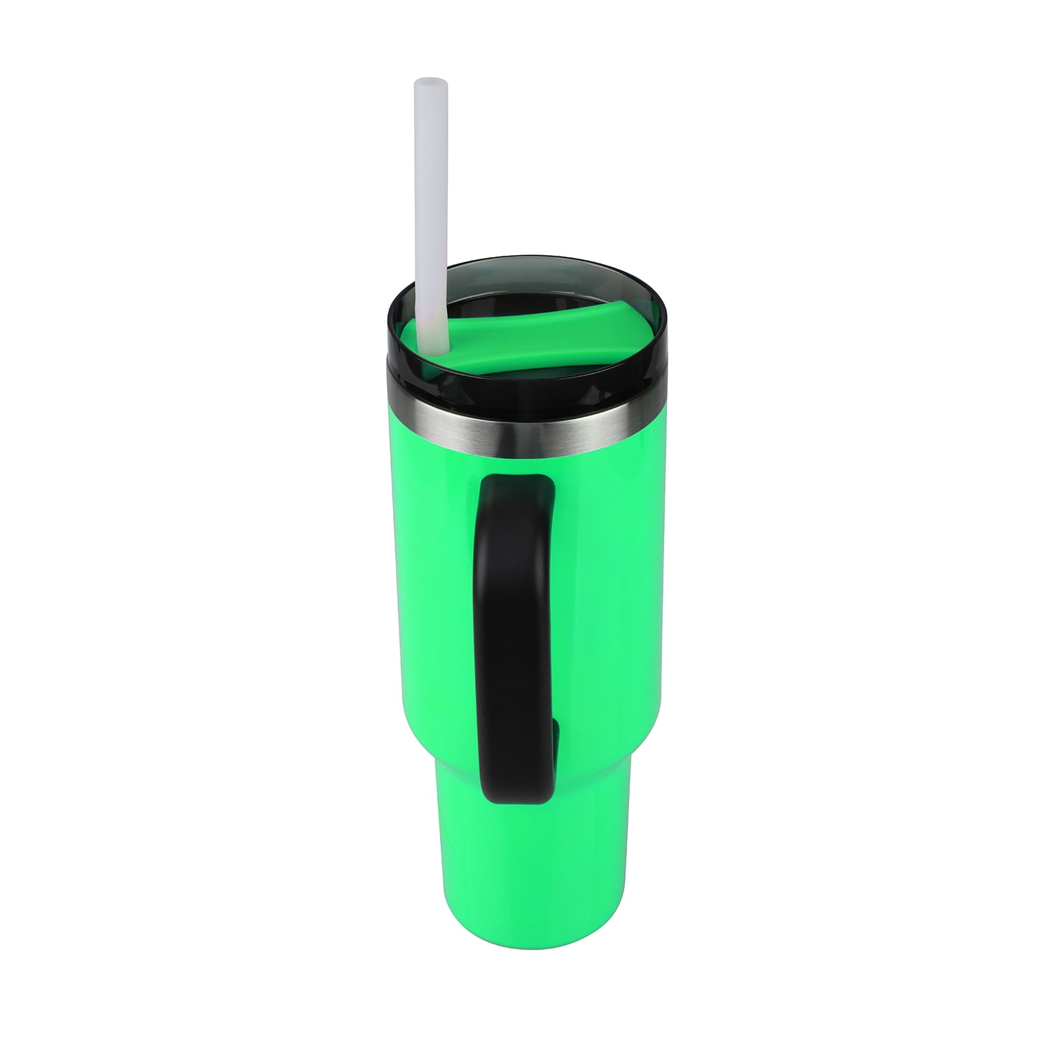 Ozark Trail 40oz Stainless Steel Tumbler, Neon Green