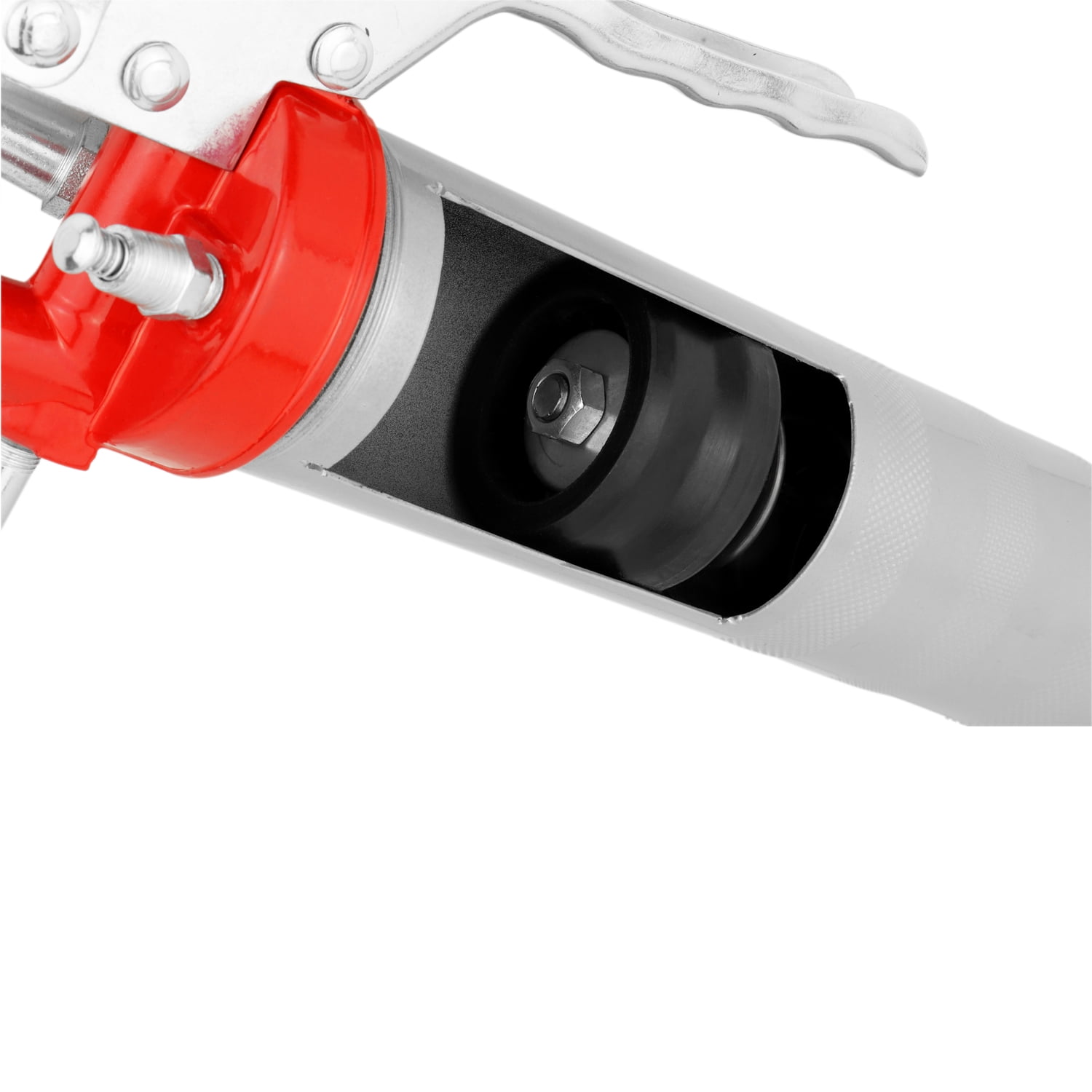 Zeeline HD4 Heavy Duty Powder Coated Grease Gun with Rigid Pipe