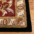 thumbnail image 3 of SAFAVIEH Classic Kirsteen Oriental Wool Runner Rug, Red/Black, 2'3" x 12', 3 of 11