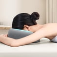 thumbnail image 3 of YIEMEEN Contoureds Massage Bed Head Support Pillow With Coolings Fabric Ergonomic Face Hole Professional Salon Accessory, 3 of 14