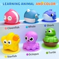 thumbnail image 5 of Bath Toys for Toddlers 1-3, Light Up Animals Baby Bathtub Toys for 1 2 3 Year Old Boys, Birthday Gifts Baby Toddler Toys 1-3 for Boys Girls, 5 of 7