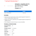 thumbnail image 2 of Oil Dipstick - Compatible with 2016 - 2019 Acura ILX 2.4L 4-Cylinder 2017 2018, 2 of 2