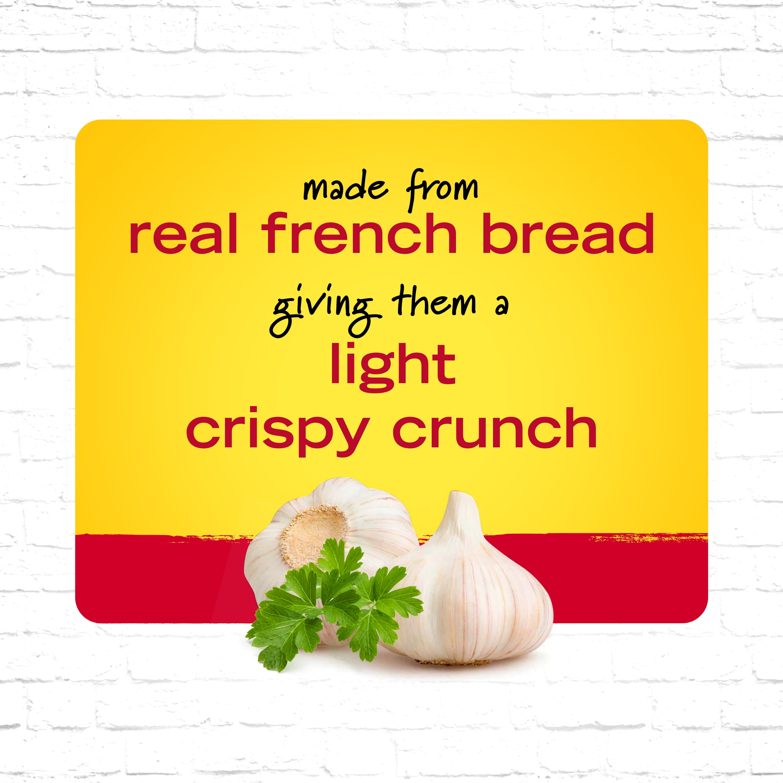 (8 pack) New York Bakery Texas Toast Cheese and Garlic Croutons, 5 oz Bag