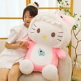 thumbnail image 4 of 60cm Sanrio Shark Hello Kitty Cat Plush Toys Cartoon KT Cat Plushie Doll Soft Stuffed Anime Pillow Birthday Gifts for Kids Girls, 4 of 5