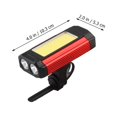thumbnail image 4 of Bike Headlight Bike Front Light USB Rechargeable Bike Light Safety Light, 4 of 9