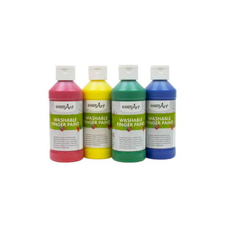 Lot Of 10 Handy Art Washable Finger Paint Assorted Color Set 5oz Bottles
