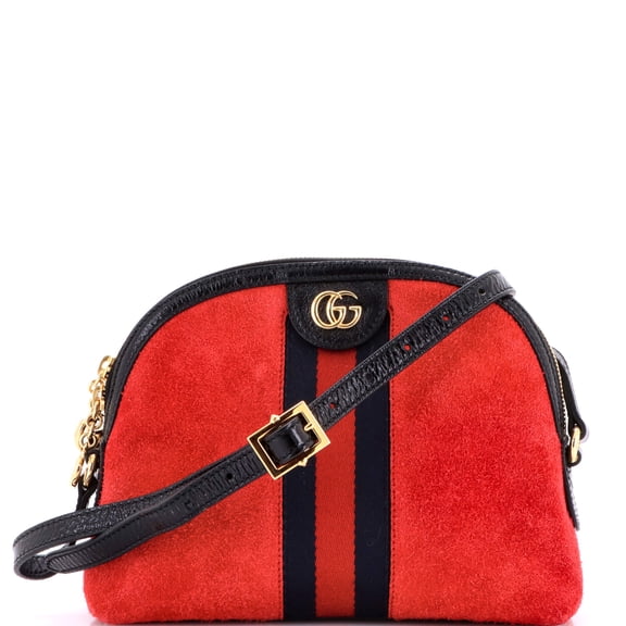 Pre-Owned Ophidia Dome Shoulder Bag Suede Small By Rebag