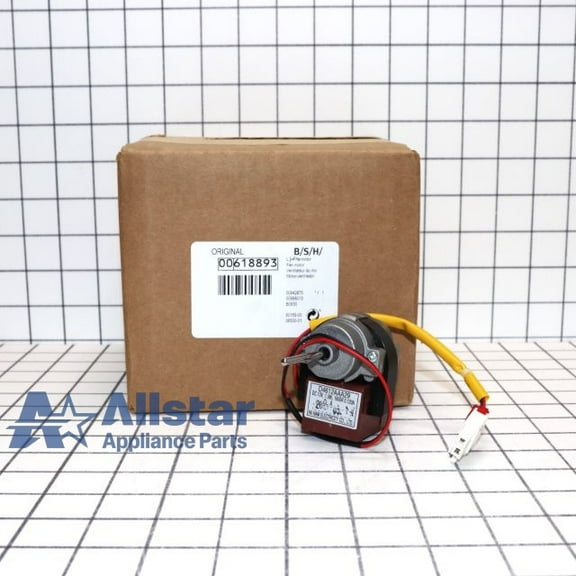 Bosch Refrigerator Evaporator Fan Motor 00618893