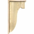 thumbnail image 3 of 6"W x 14"D x 26"H Del Monte Rough Sawn Corbel w/Backplate, Douglas Fir, 3 of 9