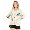 thumbnail image 2 of Women'S Cable Knit Long Sleeve Open Front Cardigan Sheep V-Neck Button Down Sweater Coat Outwear Color XS, 2 of 7