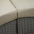 thumbnail image 2 of Bolton Outdoor 5 piece Wicker Lounge Set, Dark Brown, 2 of 8