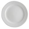 Paris, Round Plate Cover, 6 1/4"Dia., Porcelain, White,Pack of 4