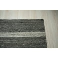 thumbnail image 3 of EORC Gray Hand-Woven Wool Contemporary Natural Wool Flat Area Rug, 3 of 8