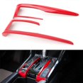 thumbnail image 2 of 2Pcs Car Red Gear Shift Panel Frame Trim Cover for 10Th Gen 2016 2017, 2 of 5