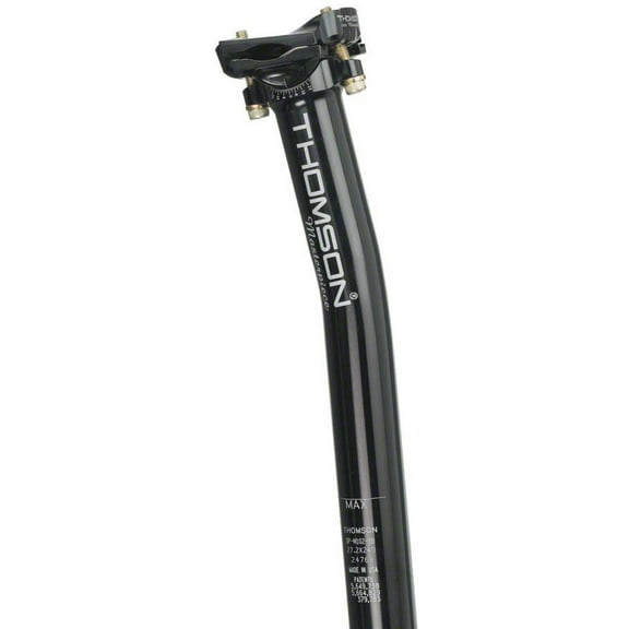 Thomson Masterpiece Setback Seatpost: 27.2 x 330mm Black