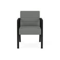 thumbnail image 2 of Waterfall Reception Waiting Room Guest Chair / Black Steel / Light Gray, 2 of 5