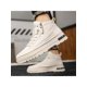 thumbnail image 3 of Men's Imitation Fur Lined British Style Pu Leather Work Shoes, Retro Versatile Ankle Boots, Durable & Casual, High Top With Korean Fashionable Style,, 3 of 4