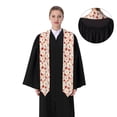 thumbnail image 4 of Xecao Daisy and Ladybug Print Graduation Shawl Stole Honor Stole Adult 72" Academic Commencements, 4 of 7
