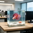 thumbnail image 4 of Glow In The Dark Lionfish Aquarium Decoration, Silicone Artificial Fish Ornament With Suction Cup Mount Luminous Underwater Landscape Decor For Freshwater Saltwater Fish Tank, 4 of 6