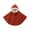 Red, variant on Kids Baby Girls Christmas Outwear Thick Warm Hooded Coat Princess Cloak Cape Size One Size
