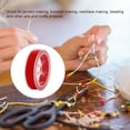 thumbnail image 3 of Beaded Elastic Cord Strong Wear-resistant HandCrafts String Thread Cord for Necklace Tear-resistance Cords Line DIY Crafting Handmade Making Supplies Red, 3 of 6
