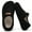 Black, variant on Women's and men's slippers, plush slippers, warm and anti-slip home slippers and socks