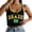 ZB Black, variant on Women's Mexico Letter Print Top Slim Crop Sleeveless Y2k Ringer Scoop Neck Ribbed Graphic Tank Top Shield Flag Cami Shirt Summer Baby Tee