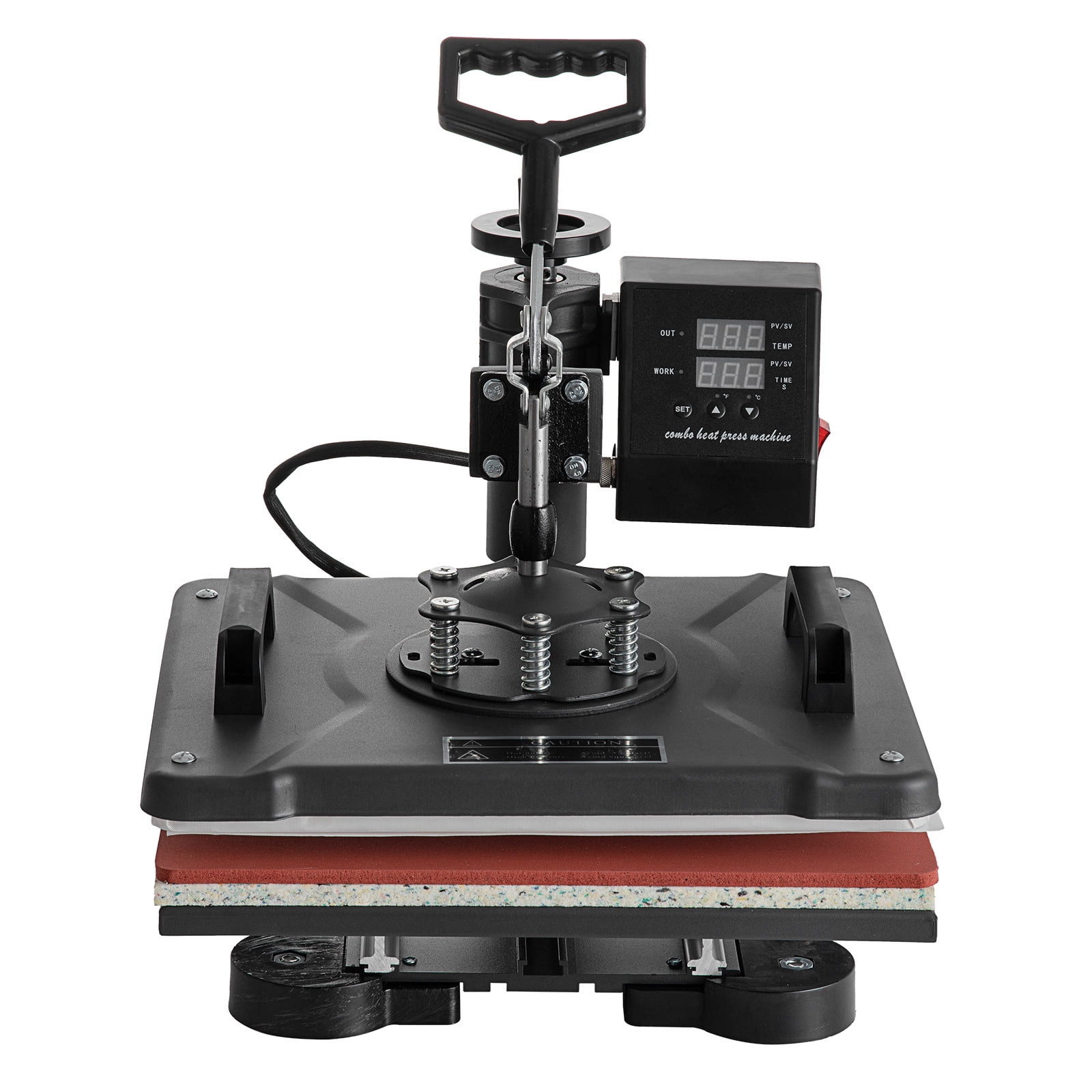 SHZOND 8 in 1 Heat Press Machine 12x15 inch Heat Transfer Sublimation Machine for T-shirts, Hat, Mugs and Plates