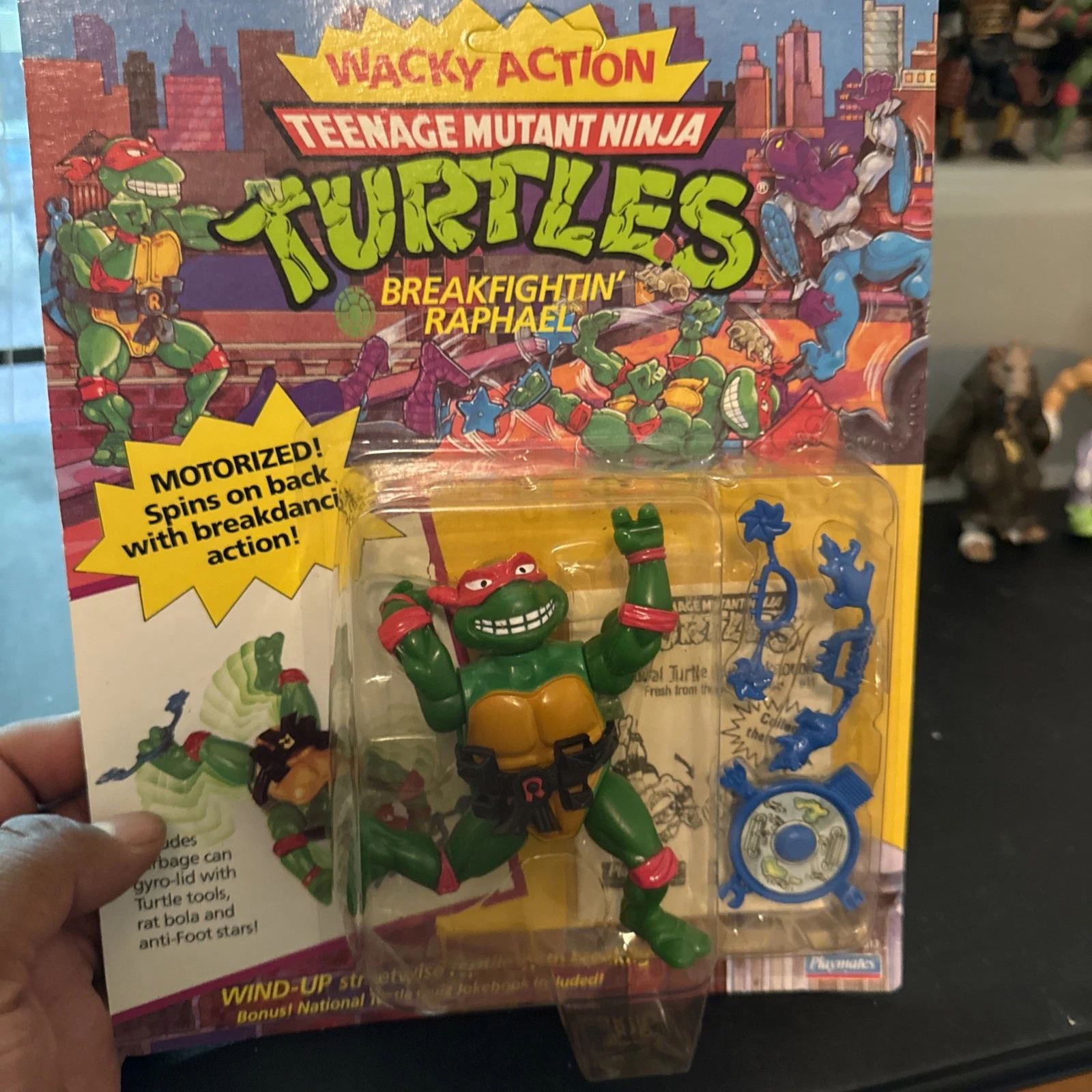 TMNT Breakfightin Raphael_back (1989) | TMNT: A Collection
