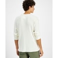 thumbnail image 2 of Sanctuary Men’s Thermal Knit Cotton Top, Off White, X-Large, 2 of 2
