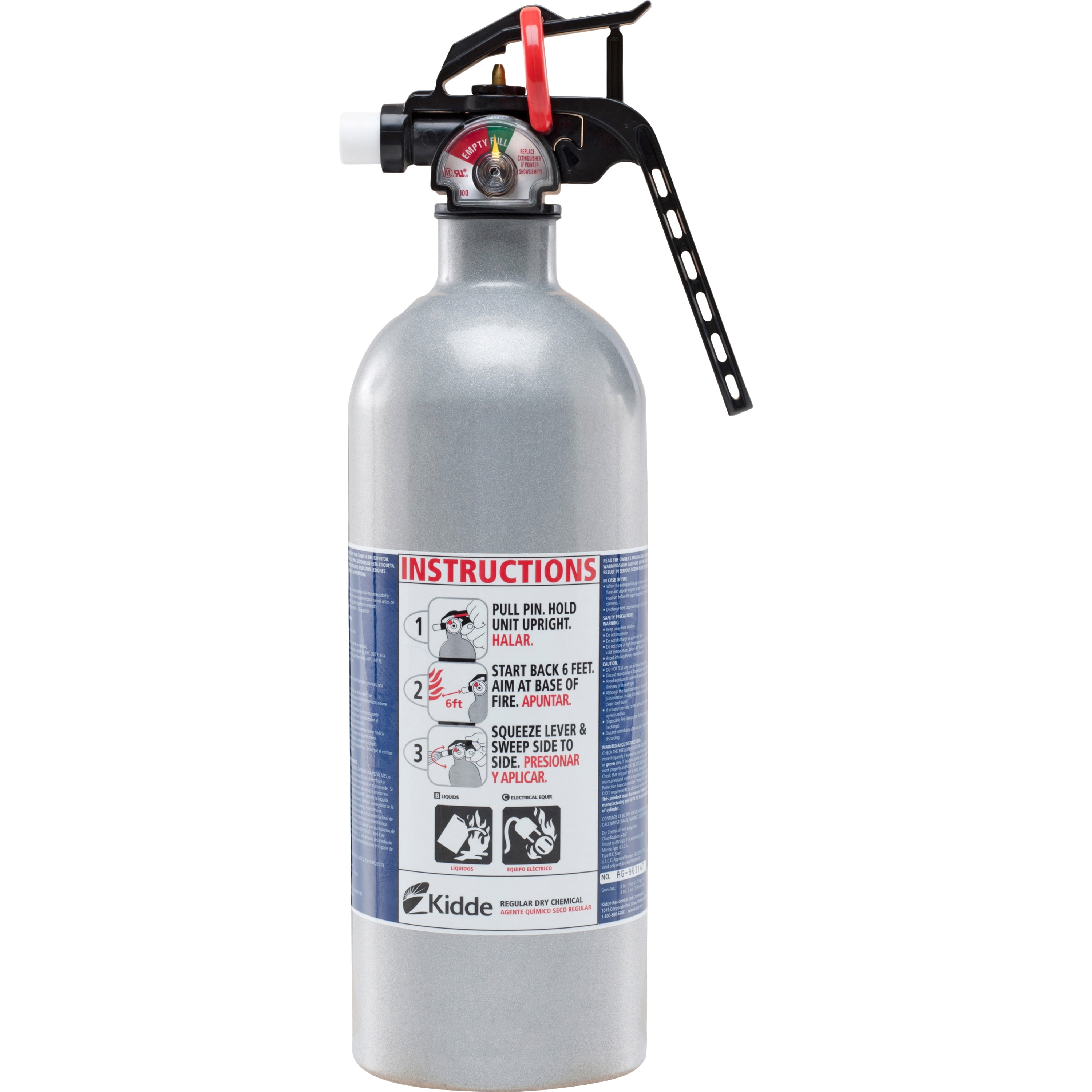 Kidde Fire Auto Fire Extinguisher, Model FX5 II, 5 BC Rated