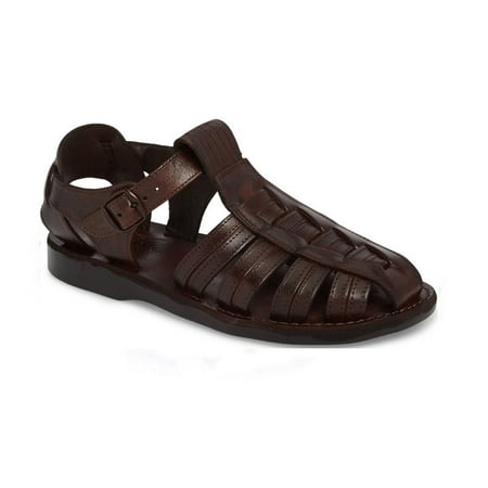 

Barak - Leather Closed Toe Sandal - Mens Sandals