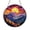 Acrylic 3.5 Inch, variant on Mountain Sunset Stained Glass Style Suncatcher, Fantasy Forest Landscape Window Hanging Art Decor, Colorful Nature Home Window Decoration
