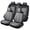 BlackGray-Full Set, variant on Car Seat Covers Full Set Custom Fit for Toyota Camry 2001-2026 - Premium Faux Leather Auto Protectors with Waterproof, Breathable, Anti-Slip Car Seat Protectors (Black,Full Set)