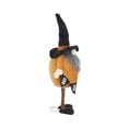 thumbnail image 5 of 6.3x4.3x16" Fabric Standing Orange Gnome with Black Gnome & Banner, Halloween Decoration, 5 of 9