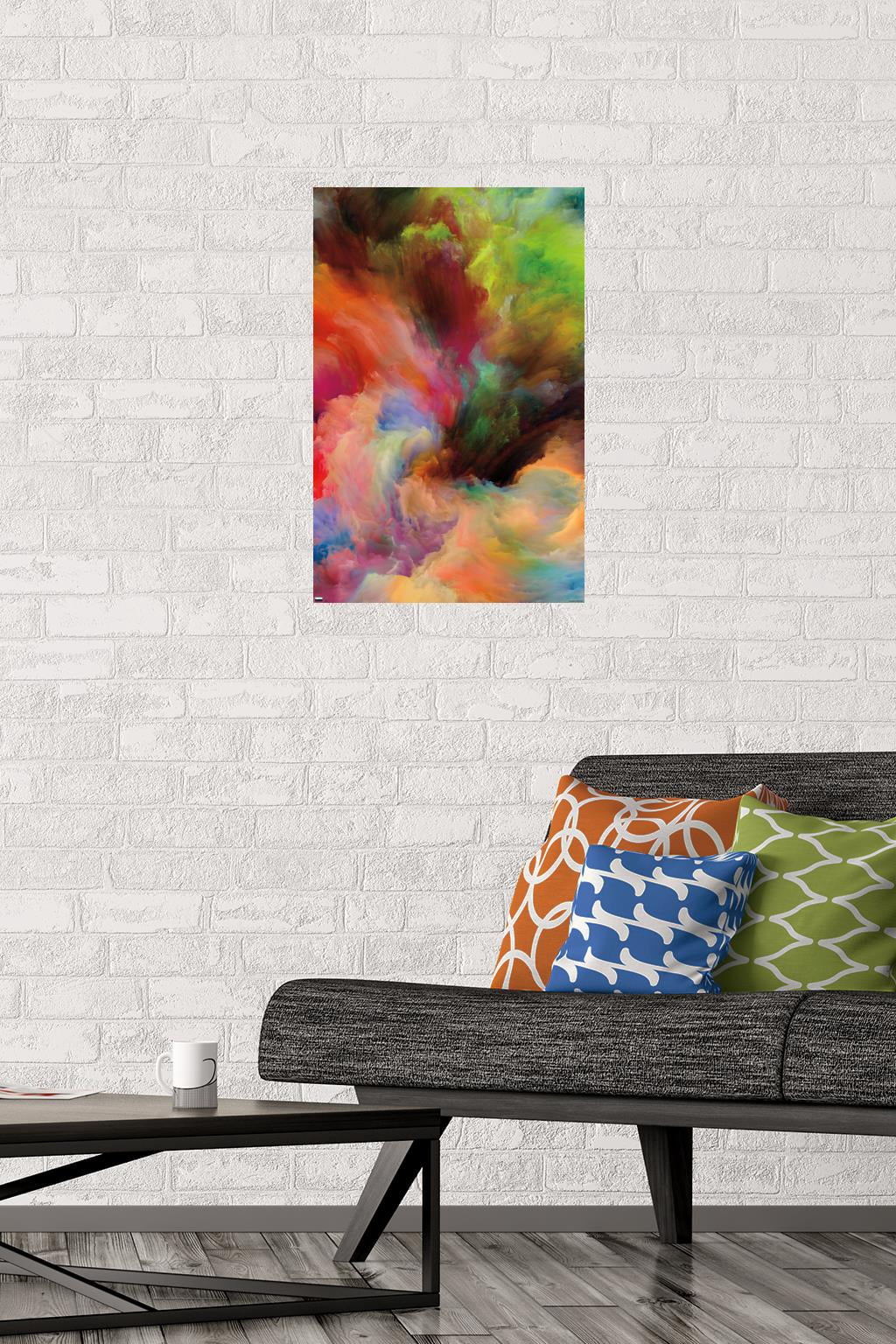 Paint Motion Imagination Wall Poster, 14.725" x 22.375"