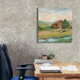 thumbnail image 3 of Epic Graffiti 'Springtime Farm Pastel' by Silvia Vassileva, Canvas Wall Art, 26"x26", 3 of 8