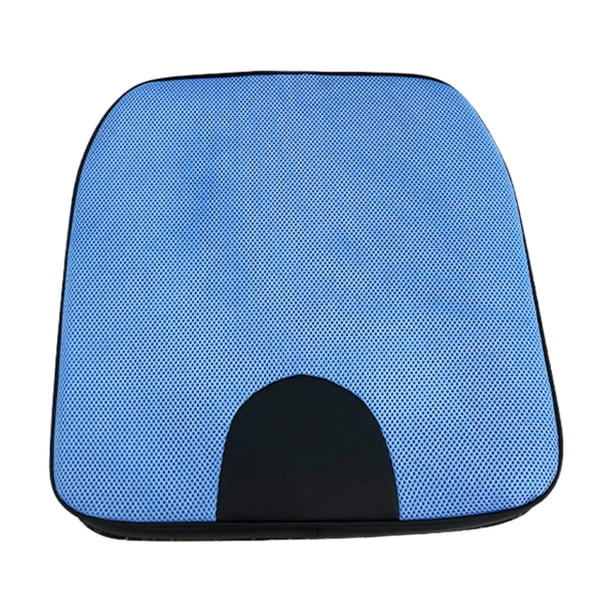 Cojín para asiento de coche, altura aumentada, alfombrilla para silla de juegos, antideslizante, para el hogar, verano, coche Azul