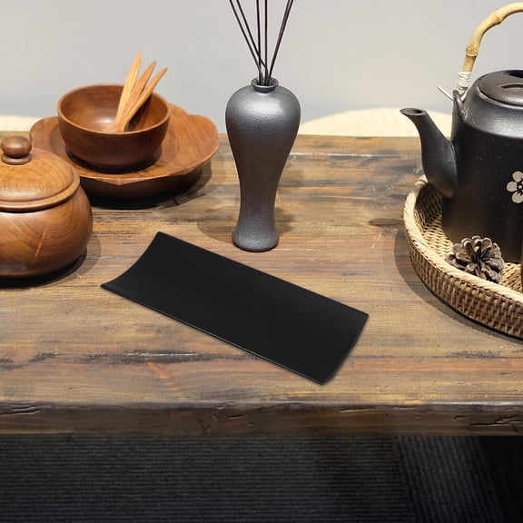 FUEENIRVA Rustic Black Napkin Holder, Decorative Tray Organizer for Dining Table, Kitchen Counter, Tea Room, Farmhouse Decor