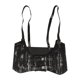 thumbnail image 1 of Arnés de cinturo para mujer a , cinturón debajo del pecho, corsé, fajín, correas de material cuero PU, accesorios para el cuerpo, banda elástica Punk pa Hugo corsé cinturón, 1 of 5