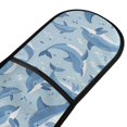 thumbnail image 2 of Dailycode Double Sided Oven Mitt with Loop Heat Resistant Kitchen Long Potholders 7" x 35" Dolphins in Sea, 2 of 6