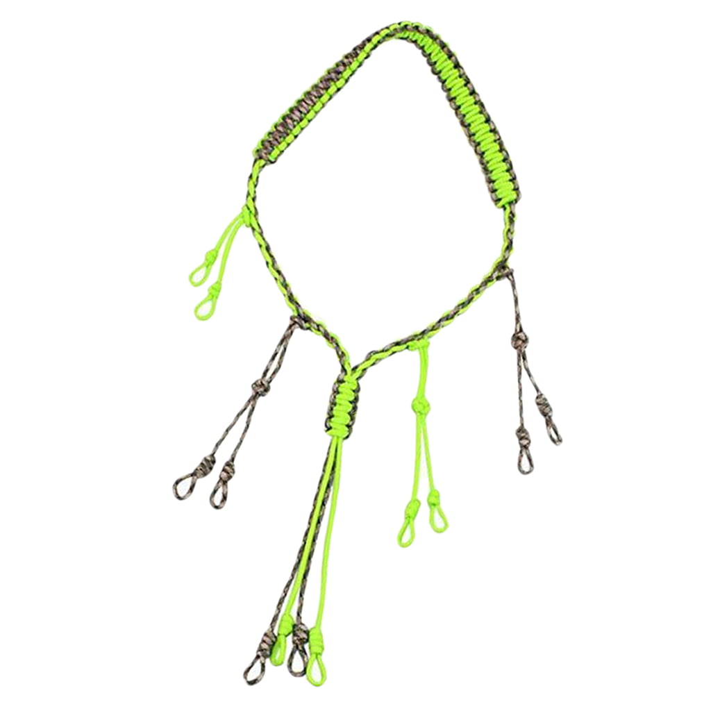 Duck Call Lanyard Hand Braided Loop For Hunting Ducks Fluorescence Green 