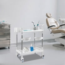 Mobile Utility Cart with Wheels Professional Medical Trolley Cart Storage Cart