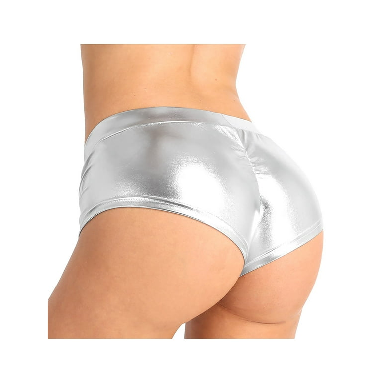 Silver hotsell booty shorts